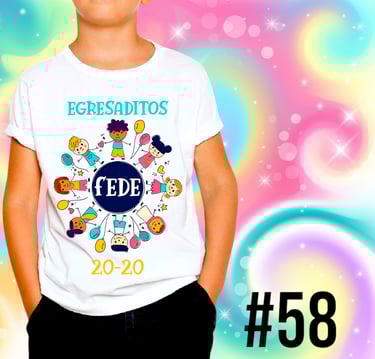 Remera para egresaditos de Jardin de Infantes