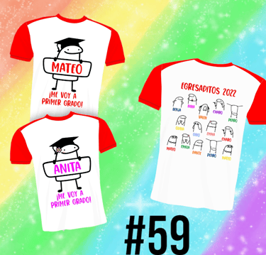 Remera para egresaditos de Jardin de Infantes