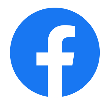 a facebook logo with the word facebook on it