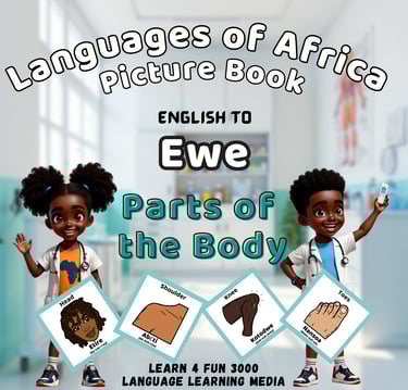Ewe Parts of the Body Picture Book