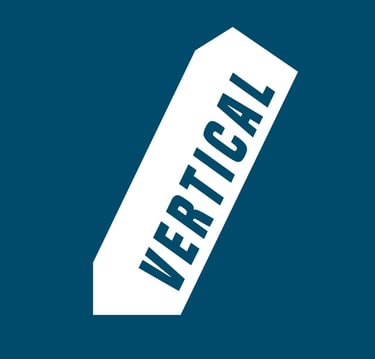 a logo of climbing club Vertical