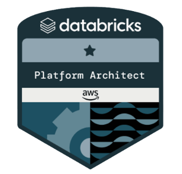 Databricks Platform Architect AWS Badge - Sandipan Banik