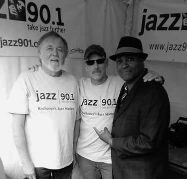 Chuck Ingersoll at Rochester International Jazz Festival for Jazz 90.1.