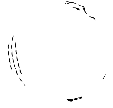 Chael logo of crocodile shaped into the letter C