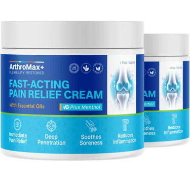 Bottles of ArthroMax+ Cream