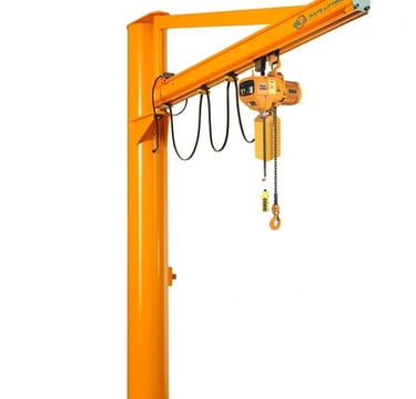 Free Standing Jib Crane Front View