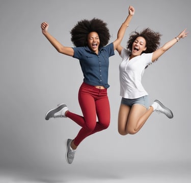 Close-up of hands inspecting hospital equipment and colorful textiles side by side.