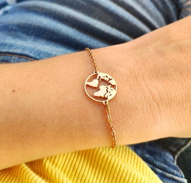 Pulsera mundo