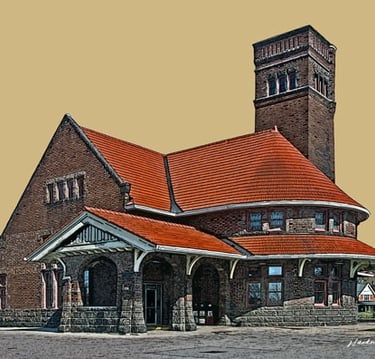 Brantford Station entrance 2747