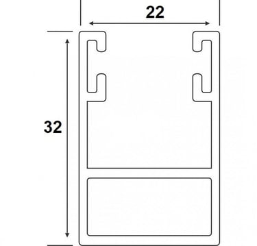 Ghidaj pentru plase tip rulou - caseta din aluminiu vopsit in camp electrostatic - ASIROLL -
