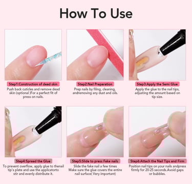 Instructions on How to use Curvlife semi solid glue
