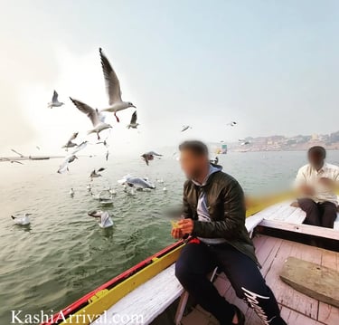 Sunrise boating from namo ghat