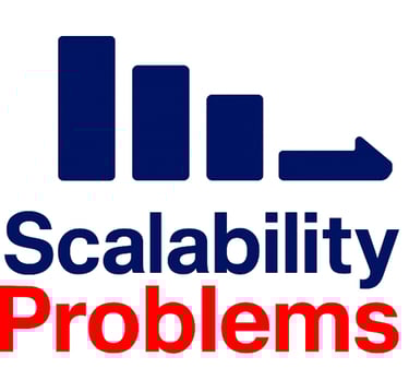 a logo for a company that sells a large scale scale of a bar graph