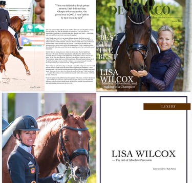 Olympian, Lisa Wilcox, Magazine Editorial