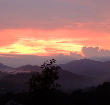 Sunset view form BlackHole