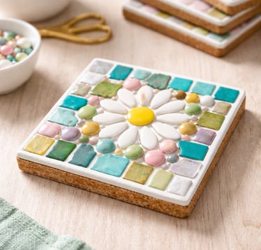 choose a creative mosaic coaster workshop for your hen party activity in York