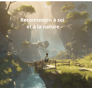 reconnexion à soi et à la nature, animation, soin énergétique, arbres, éveil spirituel, jeux, forêt