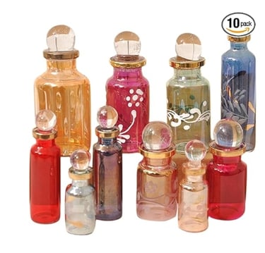 glass perfume or essential oil 2' vials