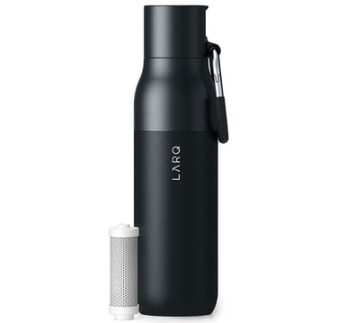 LARQ Bottle Filtered - Botella de agua aislada de acero inoxidable