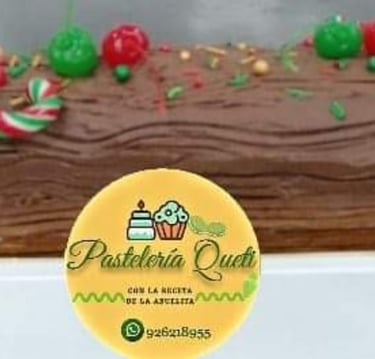 tronco navideño de chocolate