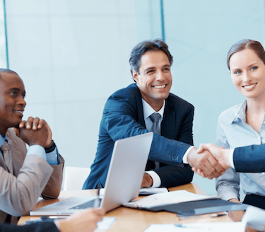 Partnership handshake representing Vital Talents collaboration with Saudi Hospitals.