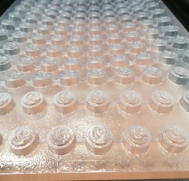 moldes termoformados dulces gomas