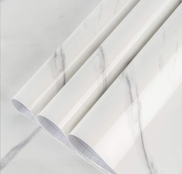 Peel and Stick Quartz-Inspired Minimalist Kitchen Counter Wallpaper