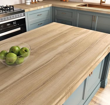 Light Brown Oak Peel-and-Stick Contact Paper – Waterproof, Removable Countertop Wrap for Scandi Kitc