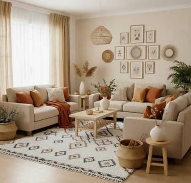 Boho Living Room Ideas for Relaxed Eclectic Home Decor