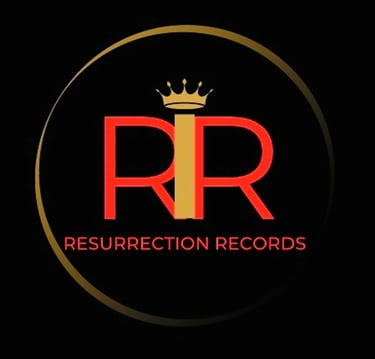 a logo for Resurrection Records