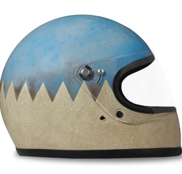 Kask szczękowy cafe racer DMD Rocket Arctic