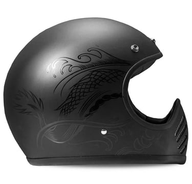 Stylowy kask bobber DMD Seventyfive Koi