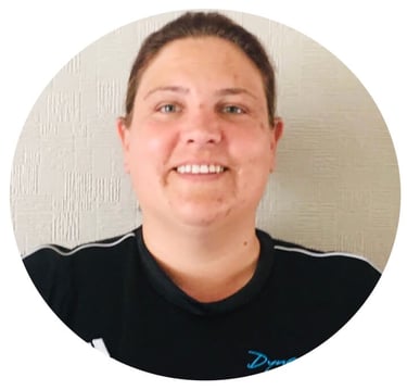 Hereford Dynamix Trampoline Club coach Laura McMillan