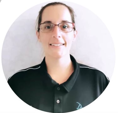 Hereford Dynamix Trampoline Club coach Sam Powell