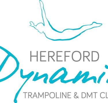 Hereford Dynamix trampoline and dmt club logo