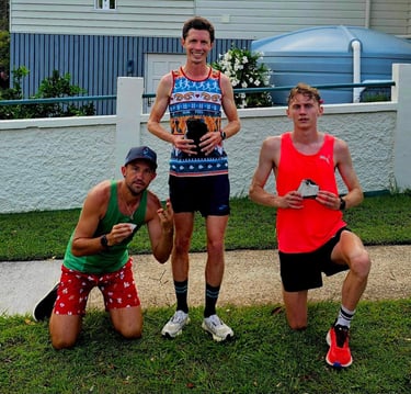 Thomas Anderson with Clay Dawson and Jude Thomas