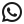 icono de whatsapp en negro