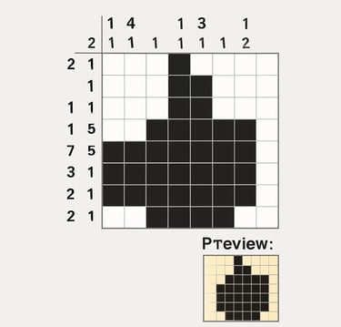 Nanogram puzzle Thumbs up 