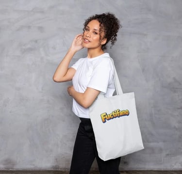 FuctifanoShopper Tote Bag with Logo