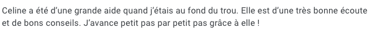 Avis Céline FOLLY