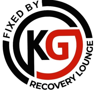 a logo for a kg recovery center
