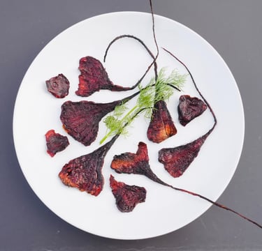 sliced beetroot