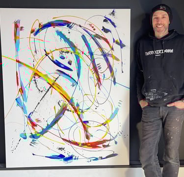 Tiwan artiste peintre Abstract art