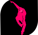 Usualdance Store Logo - Avatar Favicon preto 130x130px