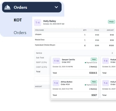 cloud pos restaurant KOT system in SriLanka