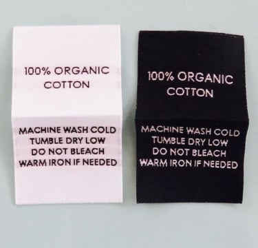 Custom Care Labels Pakistan - Wash Care Labels