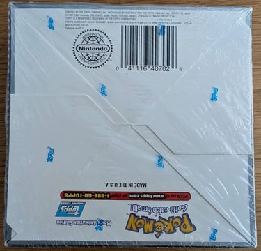 Display Topps Pokémon The first Movie canadien dessous