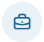 Briefcase icon representing workplace coaching for AuDHD professionals