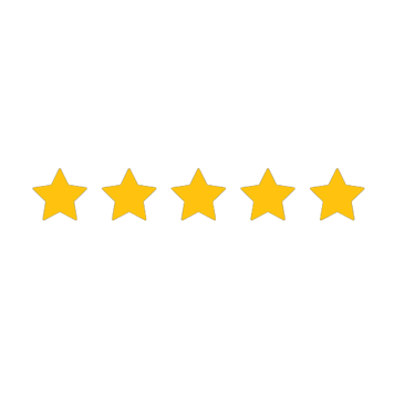 five stars in a row of five stars