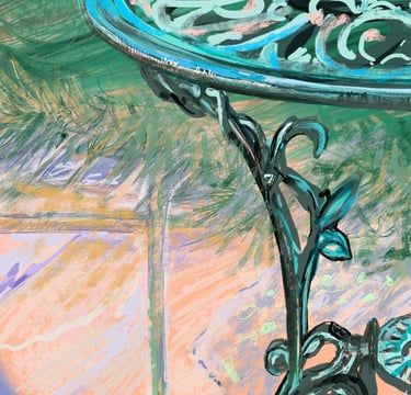 Digital drawing - bistro table